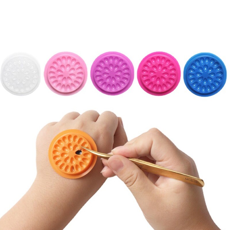 Eyelash Extension Uv Glue - 100pcs Eyelash Glue Holder Eyelashes Extension