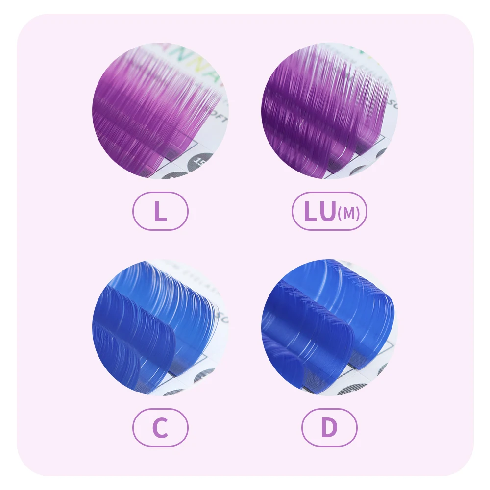 ANNAFRIS Colored Faux Mink Las - огляд і ціна Lash Tile Palette