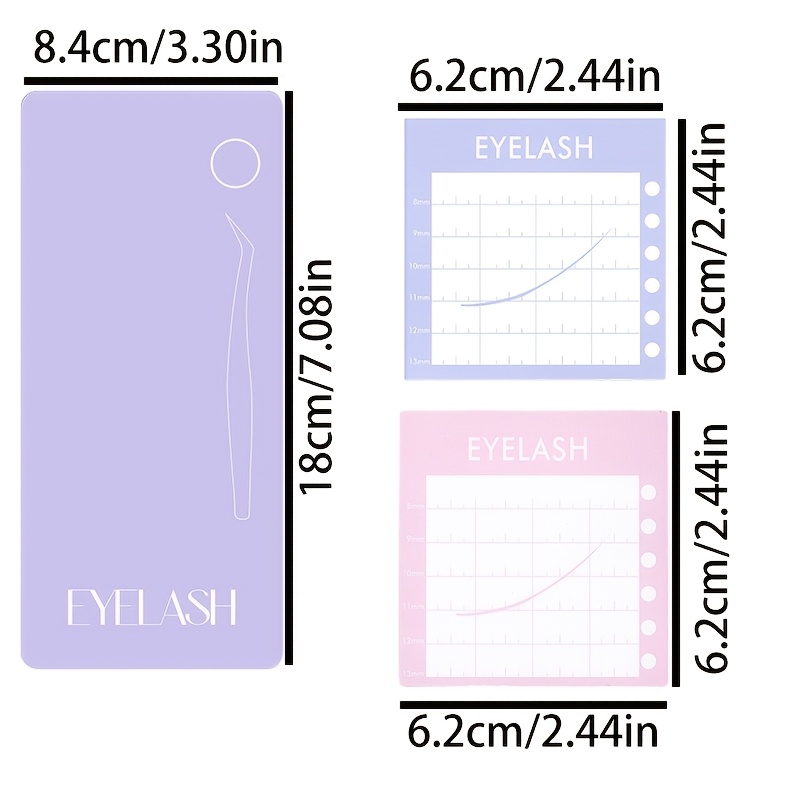 3pcsProfessional Magnetic Eyel - огляд і ціна Lash Tile Palette