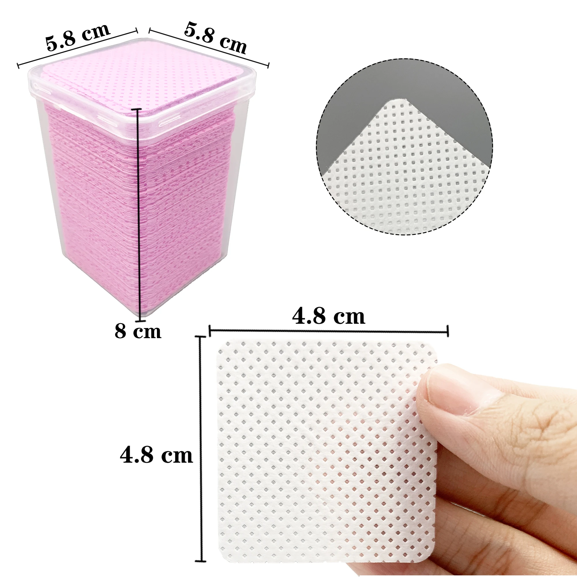 200Pcs/Box Lint Free Nail Wipe - огляд і ціна Lash Removal Cream