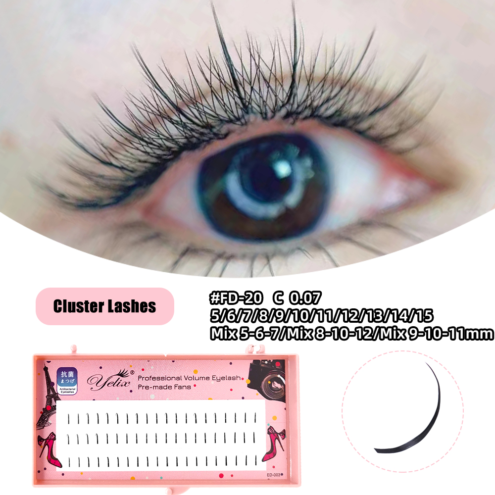 Yelix Natural Soft Individual  - огляд і ціна Eyelash Extension C Curl