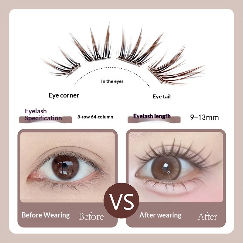 Glue-Free Dark Brown Fox Eye S - огляд і ціна Eyelash Extension Uv Glue