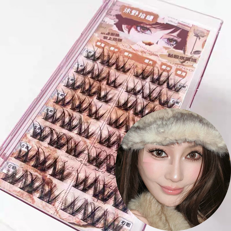 Anime W-Shaped Thick Single Cl - огляд і ціна Eyelash Extension Anime Style