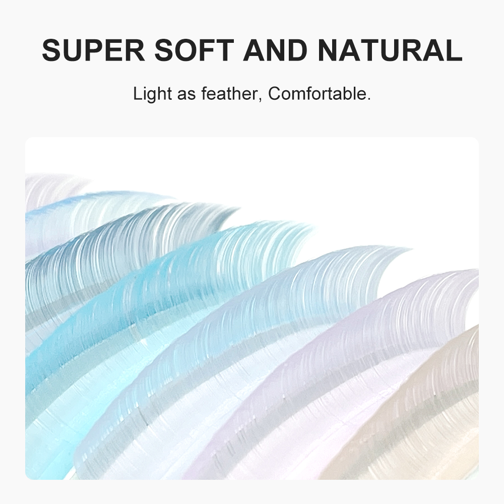 NATUHANA Cream Colored Individ - огляд і ціна Eyelash Extension C Curl