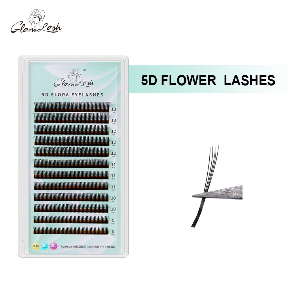GLAMLASH 5D Flower Lashes Volu - огляд і ціна Eyelash Extension Anime Style