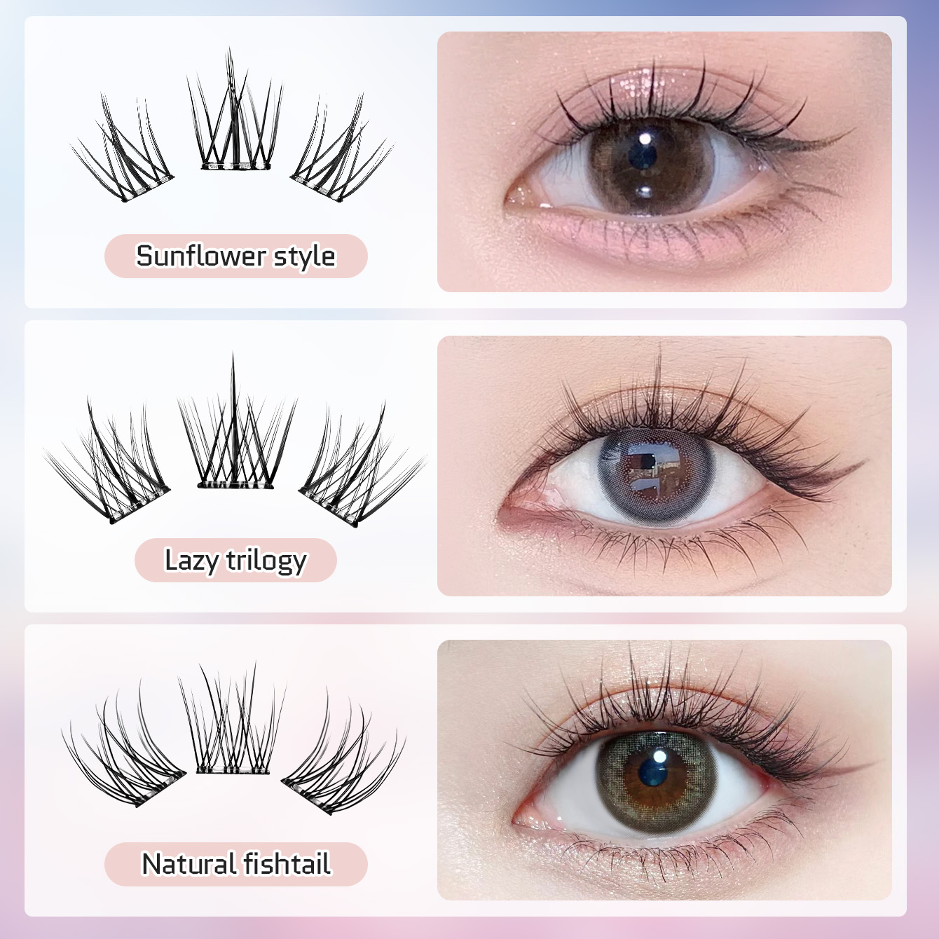 10 Rows of Large Capacity Glue - огляд і ціна Eyelash Extension C Curl