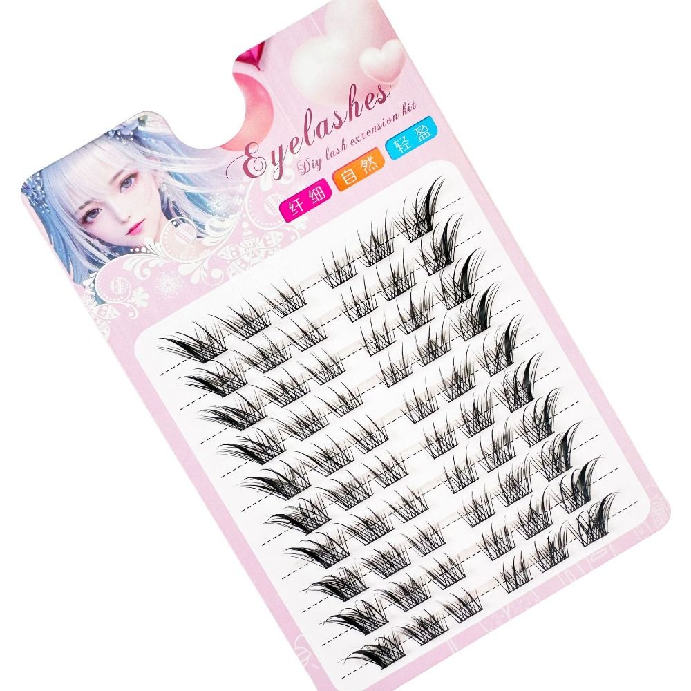 3D Cat Eye Clusters Lashes Nat - огляд і ціна Eyelash Extension C Curl