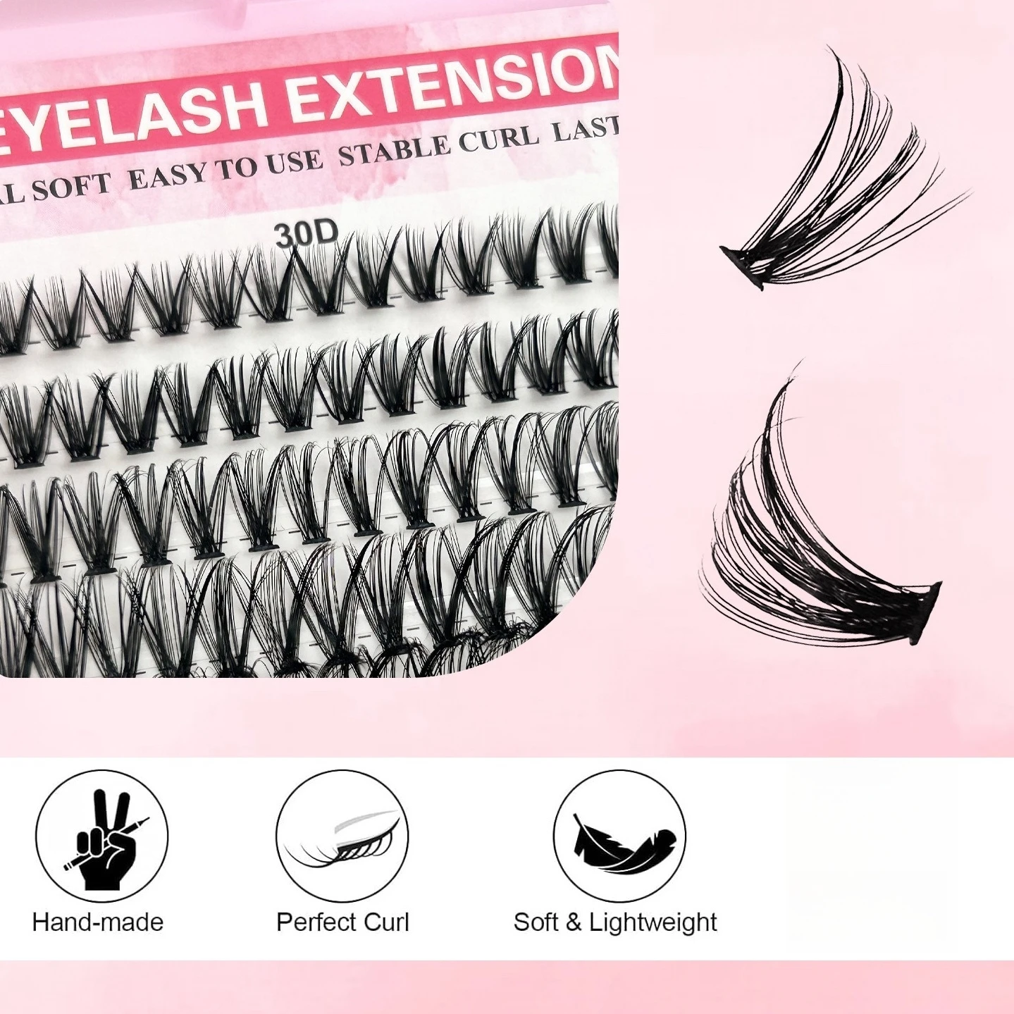 1 Box Eyelash Book - DIY Natur - огляд і ціна Eyelash Extension Anime Style