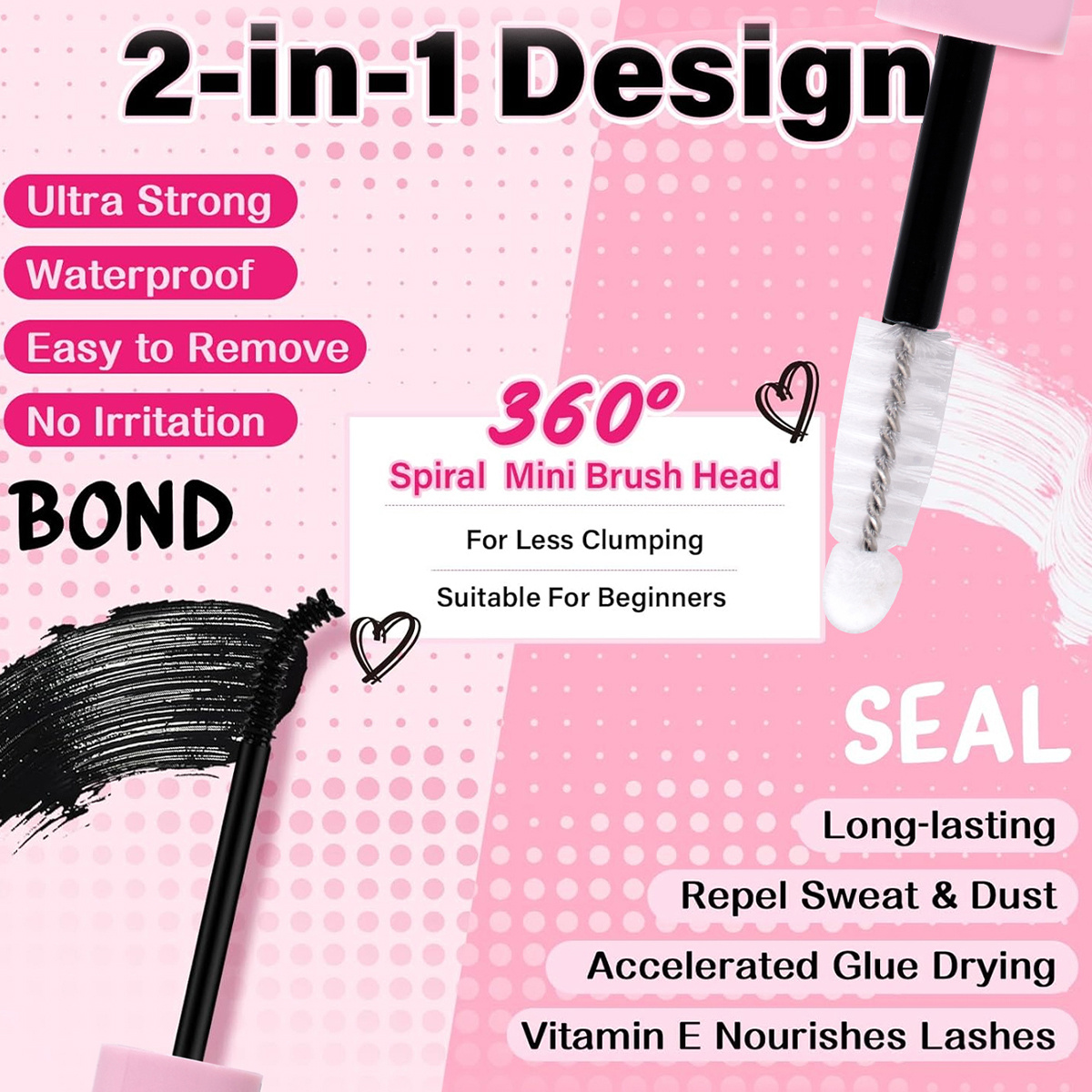 336Pcs Natural Eyelash Kit - C - огляд і ціна Eyelash Extension Anime Style
