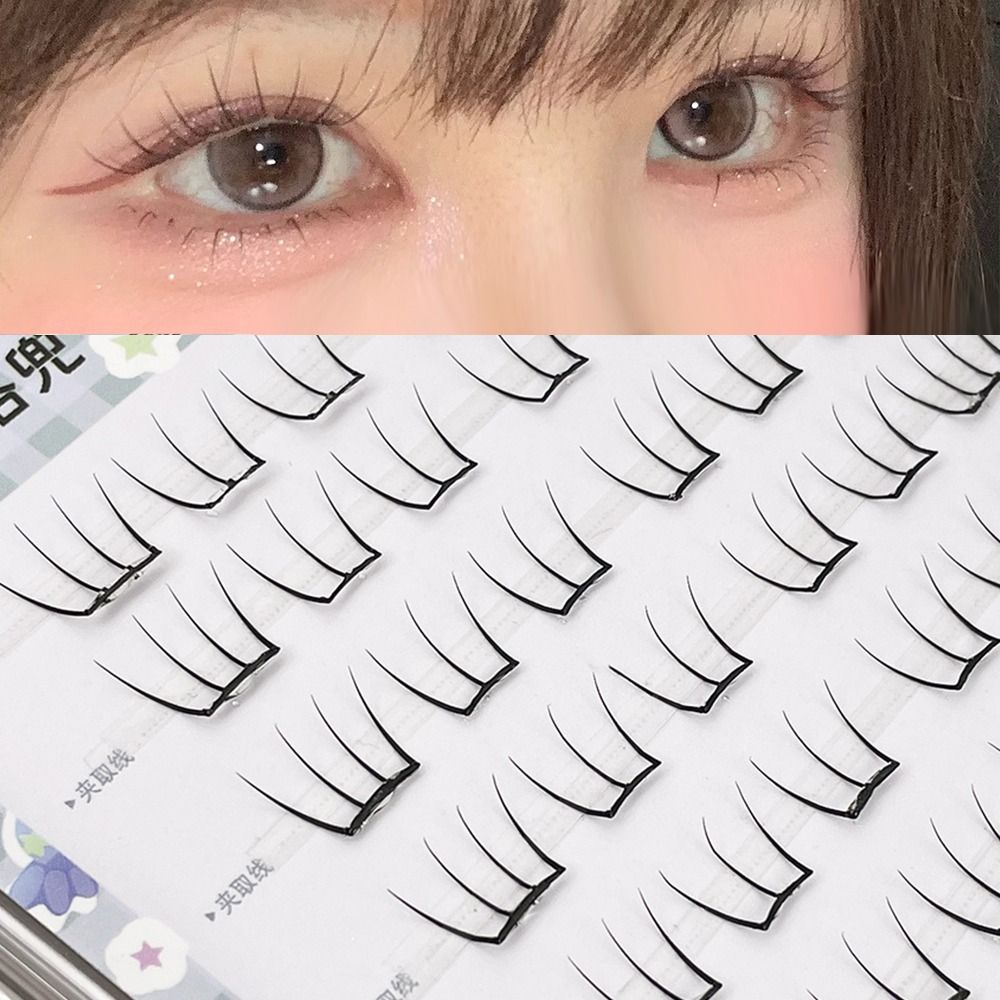 60Pcs No Glue Individual Eyela - огляд і ціна Eyelash Extension Anime Style