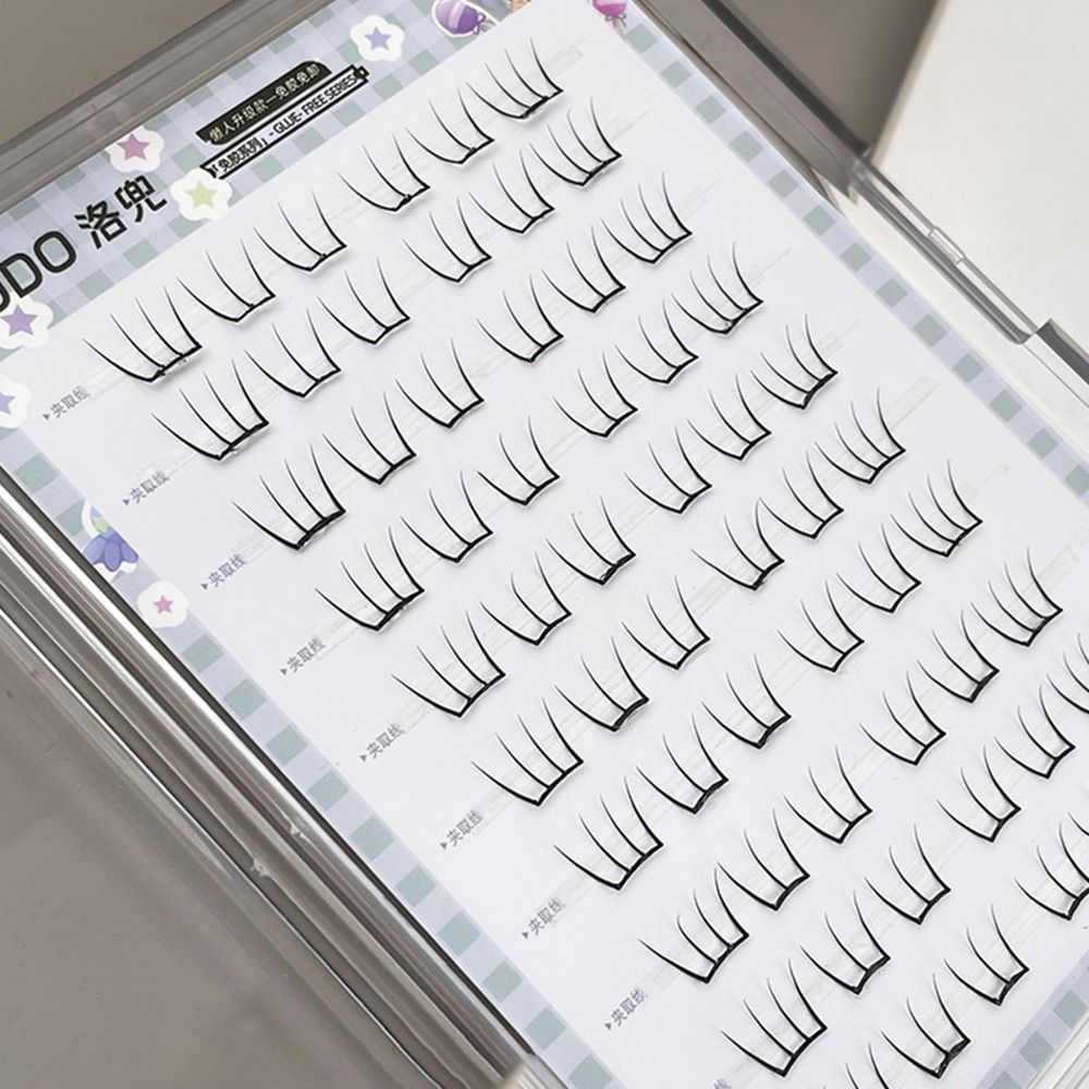 60Pcs No Glue Individual Eyela - огляд і ціна Eyelash Extension Anime Style