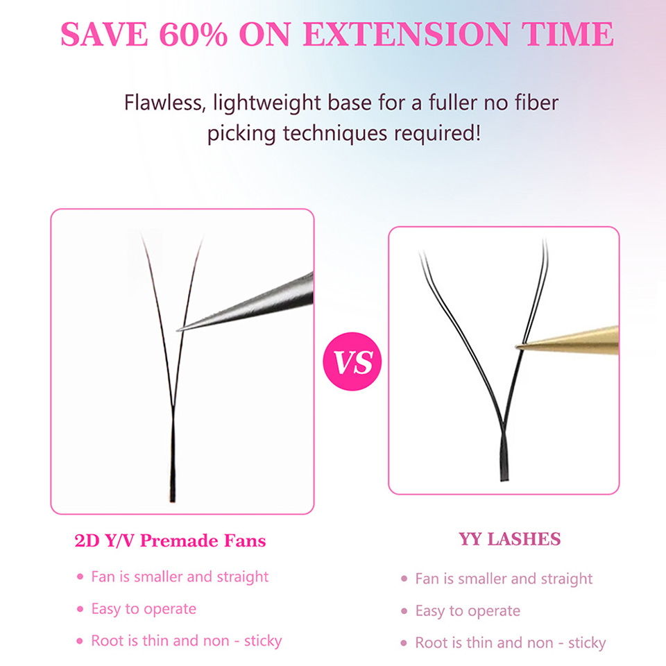 RUJADE 2D Y Shape Lashes Mesh  - огляд і ціна Eyelash Extension Single Lash